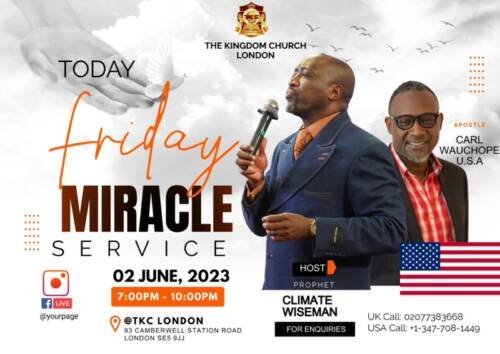 Experience Divine Transformation With Special Guest Apostle Carl Wauchope.... find out more! 1