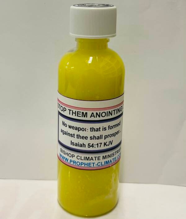 No Weapon | Stop Them Anointing Oil