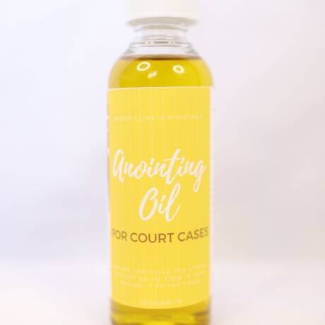 Anointed Oil For Court Cases