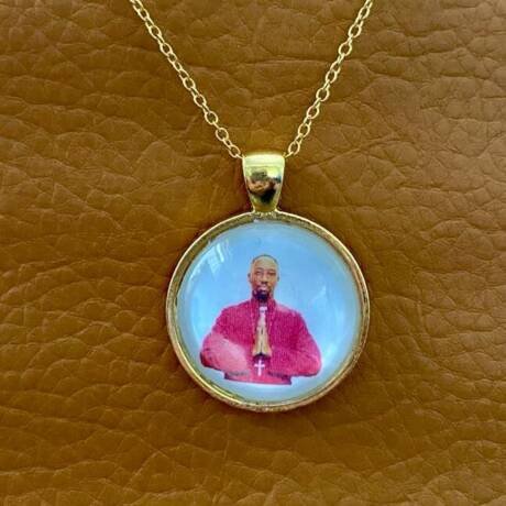 Blessed Gold Pendant by Bishop Climate Wiseman | 925 Gold Bonded | Heavenly Treasures